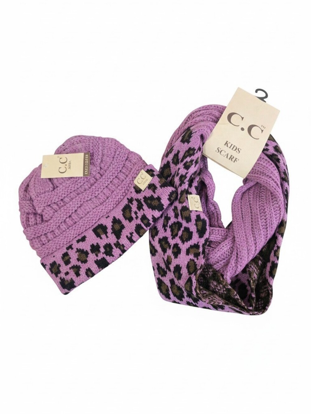 * ✨ NWT C.C Exclusives Kids Matching Beanie & Infinity Scarf Set ✨**